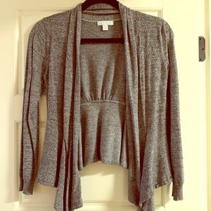 Grey cardigan